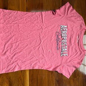 Aeropostale Classic Crew Pink Tee